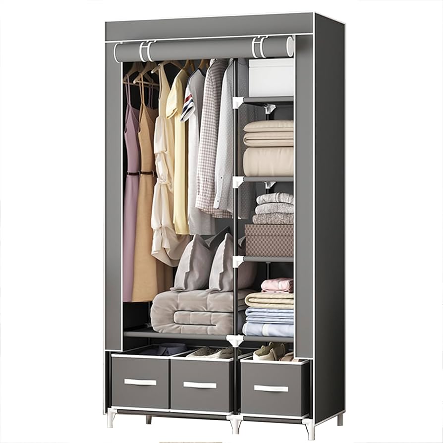 Amazon.com: DXDRT Portable Wardrobe Closet, Clothes Storage